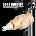 Miniatyrbillede 3 af 5: TR21-4 Han Messing Sodavand Adapter Tilbehør til SodaStream Club - Guld - 1 stk.
