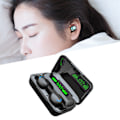 Miniatyrbild 6 av 8: Bluetooth-hörlurar Multifunktion HiFi Stereo Touch Control Trådlösa hörlurar med LED Digital Display Svart