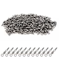Miniatyrbillede 2 af 7: American Style Metal SubLine Clip Fishhook Swivel Quick Connector - Lille fiskegrej 6#