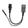 Miniatyrbild 4 av 8: IEC320 C14 hane till C13 C7 hona power Vattentät IEC320 power för projektorer 100‑250V 32cm