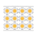 Miniatyrbillede 1 af 8: 12 stk LED-chips COB Lys Emitter Komponent 5W 15‑17V til DIY Spotlights Downlight Loftlampe Varmt Lys