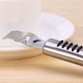 Miniatyrbillede 2 af 3: Citronpresser i rustfrit stål - Appelsin- og frugtskræller