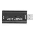 USB 2.0 HDMI HD Video Capture Card Mini Portabel Adapter Svart för PC Dator