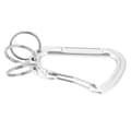 Multifunktionell Karabinhake i Aluminiumlegering, Bergsklättringslås D-spänne, Utomhustillbehör Silver