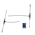 Miniatyrbilde 1 av 5: 915MHz 868MHz ELRS RX Diversity Mottaker Dual Core RX Dobbel Antenne A