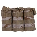 Miniatyrbild 1 av 8: Triple Open Top Magazine Molle Pouch Militärväska för väst utomhustillbehör (DD)