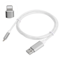 Pikkukuva 8 / 8: USB-latauskaapeli IOS-laitteille, LED-valoilla varustettu virtaava pikalatauskaapeli IOS-matkapuhelimille, värikäs valo