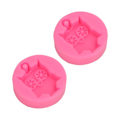 Miniatyrbillede 3 af 8: 2 stk. silikoneform DIY sød ugle silikoneform non-stick fleksibel bil aromaterapi gipsform