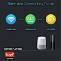 Miniatyrbillede 3 af 5: Tuya Alarm Smart Sirene Wifi Alarm Sensor til Alexa Home