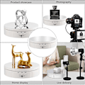 Miniatyrbillede 4 af 5: Elektrisk roterende displaystand, 360 graders roterende displaystand, 3 hastigheder, 3 displayvinkler