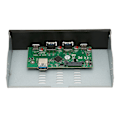 Miniatyrbillede 3 af 8: USB Front Panel Hub 10 Gbps 2 USB A 2 USB C USB 3.1 Gen 2 4 Porte Højtydende 5,25 tommer Front Panel Hub til OS X PC