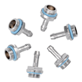 Miniatyrbillede 1 af 8: 6 STK PC Vandkøling TwoTouch Fitting G1/4 gevind Modhagestik til rør 7,5 mm A
