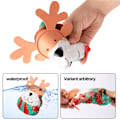 Miniatyrbild 4 av 8: Tryck på bubbla jul älg myntväska bärbar silikon dekompression leksak extrudering bubbla axelväska present till flickor