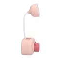 Miniatyrbild 7 av 8: Skrivbordslampa tecknad katt multifunktionell LED-skrivbordslampa med pennvässare USB-kabel för studierum sovrum kontor presentrosa