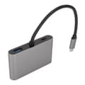 Miniatyrbilde 7 av 8: 5-i-1 USB C-hub 4K støtter 3 skjermer 100W hurtiglading Type C til dobbel HD Multimedia Interface VGA PD-hub