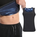 Miniatyrbillede 7 af 8: Mænd Mænd Sweat Vest Shapewear Fitness Sauna Workout Quick Dry Shapewear VestL/XL