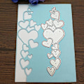Miniatyrbilde 2 av 5: Hjertegrensesnitt Lace Cutting Dies