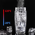 Miniatyrbilde 5 av 5: Tykkere Anti-Skålding Glasskopper Vanntett Lekkasjesikker Kopp 320ML, A
