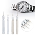 Miniatyrbild 5 av 8: 4st rostfritt stål 0,7 0,8 0,9 1,0 Watch Punch Watch Band Link Pin Remover Tool