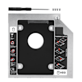 Miniatyrbillede 1 af 8: SATA3.0 HDD Caddy 9,5 mm/12,7 mm Universal anden aluminiumslegering computertilbehør til bærbar 9,5 mm