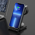 Miniatyrbillede 4 af 5: 3 i 1 Opladningsstation til iPhone Trådløs oplader til iPhone 14 13 12 11 X Pro Max og Apple Watch Stativ Dock til AirPods