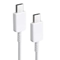 Miniatyrbild 1 av 8: Typ C till Typ C-kabel PD Snabbladdning Flexibel typ C-datasladd för Android för Note 10-telefon 3,3 fot Vit