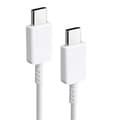 Miniatyrbillede 1 af 8: Type C til Type C Kabel PD Hurtig Opladning Fleksibel Type C Dataledning til Android til Note 10 Telefon 1 m Hvid