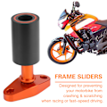Miniatyrbilde 2 av 8: Motorsykkel CNC Rammeskyvere AntiCrash CNC Aluminiumlegering Pude Fallbeskytter