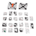 Miniatyrbilde 4 av 8: DIY Drone 4K Dobbeltkamera Undervisningsmontering Drone Fast Høyde Luftfotografering RC Quadcopter