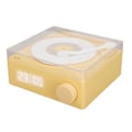 Miniatyrbilde 8 av 8: X11 Bluetooth-vekkerklokkehøyttaler 360 graders stereolyd Retro Roterende Vinylplate Alarmklokkehøyttaler DC 5V1A Gul