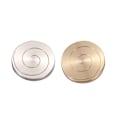 Miniatyrbillede 3 af 8: Spinning Desk Toy Metal Flowing Spiral Coin Decompression Desktop Coin