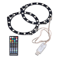 Pikkukuva 4 / 8: RGB-LED-valorengas Bluetooth synkronointimusiikki 400-tehosteet 8-väriset LED-nauhavalot sovellusohjauksella PS5-konsoliin