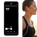 Miniatyrbillede 2 af 7: MP4-afspiller Bærbar 5,0 tommer HD Touch-skærm Bluetooth WiFi Musikafspiller til Sports Running Sort