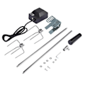 Miniatyrbillede 2 af 5: Rotisseri Kit Rustfrit Stål Automatisk BBQ Grill Sæt EU Stik