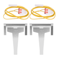 Miniatyrbilde 3 av 5: DA61-06796A Klemme Drenering Fordamper kompatibel Samsung, Avrimingsdreneringsklemme AP5579885, med Avrimingstemperatursensor-B8