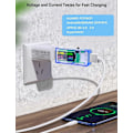 Miniatyrbild 2 av 5: USB 3.0 Testare Multimeter 3.7-30V 0-4A USB Strömmätare Spänningstestare Digital Ström- och Spänningstestare Meter Voltmeter Amperemeter, Power Bank Batteri C