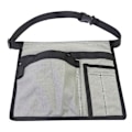 Miniatyrbild 1 av 5: Grå canvas utomhus multi-pocket bältesväska för trädgårdsarbete och verktygsförvaring