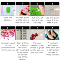 Miniatyrbilde 7 av 8: DIY Diamantmaleri Krystall Rhinestone Broderi Kunst Fargerik Hjem Rom Innredning 8713