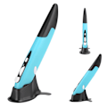 Miniatyrbilde 5 av 8: USB Computer Stylus PC-deler Trådløs 2,4G musepenntype Personlig tilpasset innovativ vertikal (blå PR-03)