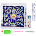 Miniatyrbilde 2 av 8: Trefarget Resin Diamantmaleri Kit DIY Kunst Håndverk Soverom Dekorative Ornamenter