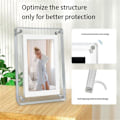 Miniatyrbillede 2 af 5: 5 tommer digital fotoramme 1200mAh IPS-skærm EU-stik