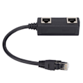 Miniatyrbilde 7 av 8: RJ45 splitteradapter 1 hann til 2 hunnport Ethernet-kontakt for nettverkshjemmekontor