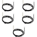 Miniatyrbild 1 av 4: NTC 10k 1% 3950 Termistor Temperatursensor Sond - 5-pack med 1m Förlängningskabel