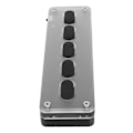 Miniatyrbilde 4 av 8: 5 taster programmerbart tastatur USB kablet trådløst Bluetooth Dual Mode Mini Silikon Mute Gaming Keyboard for Office Music Svart
