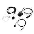 Pikkukuva 3 / 8: U94 PTT-kuulokemikrofonijärjestelmän sovitin U94 PTT-sormen mikrofoni 7,1 mm kuulokemikrofoni MOTOROLA XiR P6600 P6620 DP2400 MTP3250 DEP550