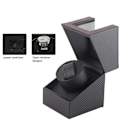 Miniatyrbild 8 av 8: Automatisk klockuppdragningsbox i kolfiber, displayförvaringslåda för armbandsur, mekanisk klocka, 100-240V US-kontakt