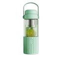 Miniatyrbillede 2 af 5: 520ML Transparent Kaffekrus i Glas med Låg B