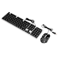 Miniatyrbillede 4 af 8: USB-tastatur og -mus - holdbar ABS - behagelig ergonomisk - computertilbehør til kontor og hjem