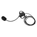 Miniatyrbillede 3 af 8: 3,5 mm ørekrog Tovejs radio øretelefon Bluetooth kablet intercom headset til V6 V4 motorcykel