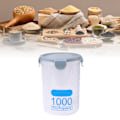 Miniatyrbild 5 av 8: Matförvaringsbehållare 1000 ml plast stapelbar lufttät spannmålsbehållare för torrvaror för köksorganisation blå